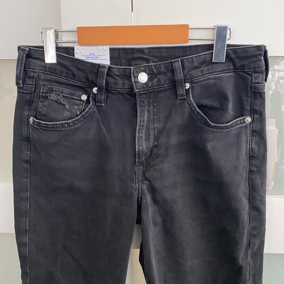 H&M Skinny Black Ankle Jeans Size 10 - Picture 7 of 7